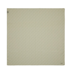 Qoza - Açık Kum Beji Karma Desen Pamuk Eşarp