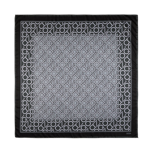 Charcoal Style Monogram Scarf