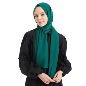 Dolce Green Viscose Hijab - Thumbnail