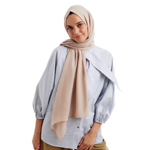 Dolce Powder Pink Viscose Hijab - Thumbnail