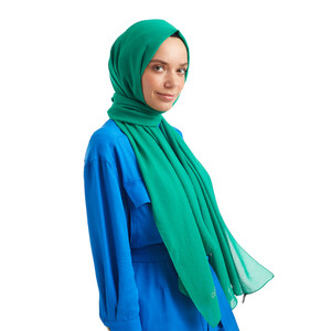 Emerald Green Jazz Hijab - Thumbnail