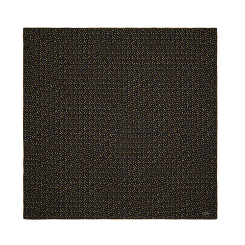 Gold Black Composite Pattern Cotton Scarf