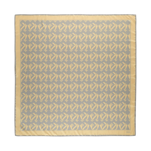 Gold Puzzle Monogram Eşarp