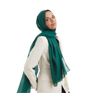 Green Shine Viscose Hijab - Thumbnail