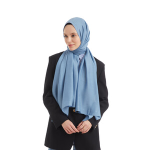 Indigo Shine Viscose Hijab - Thumbnail