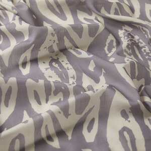 Qoza - Koyu Füme Kardelen Pamuk Eşarp (1)