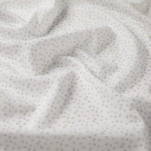 Light White Composite Pattern Cotton Scarf - Thumbnail