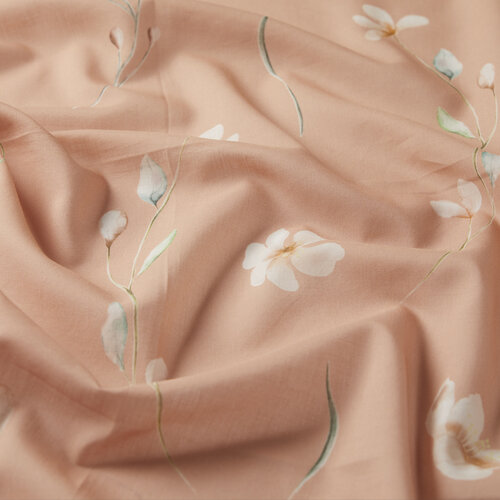Peach Freya Cotton Scarf 