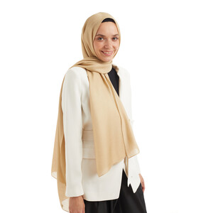 Piu Dark Chickpea Viscose Hijab - Thumbnail