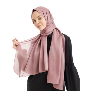 Piu Dry Rose Viscose Hijab - Thumbnail