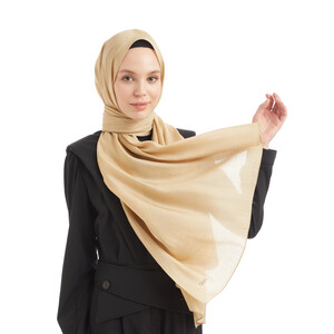 Piu Gold Viscose Hijab - Thumbnail