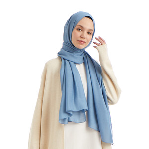 Piu Indigo Viscose Hijab - Thumbnail