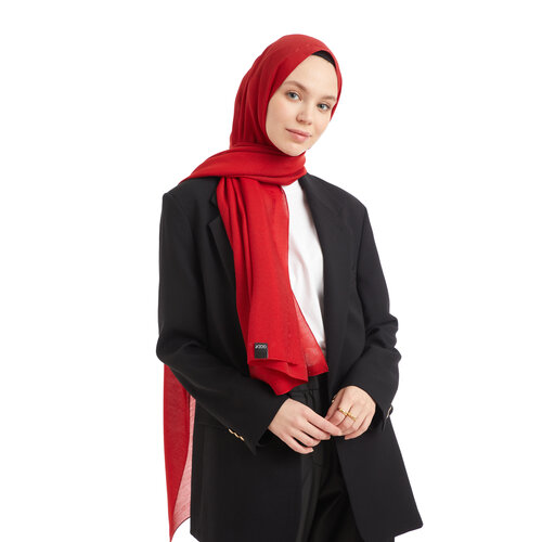 Red Shine Viscose Hijab