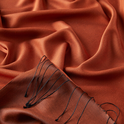 Solid Copper Modal Silk Hijab