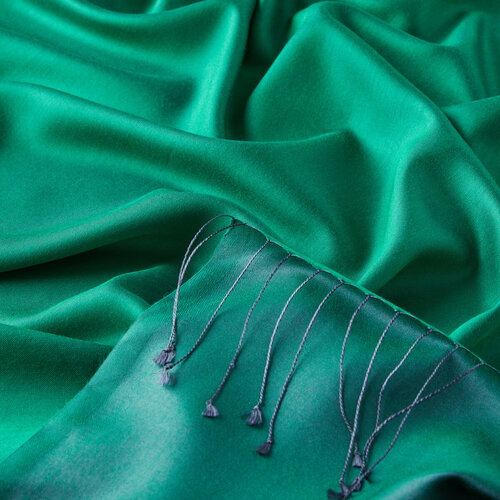Solid Emerald Green Modal Silk Hijab