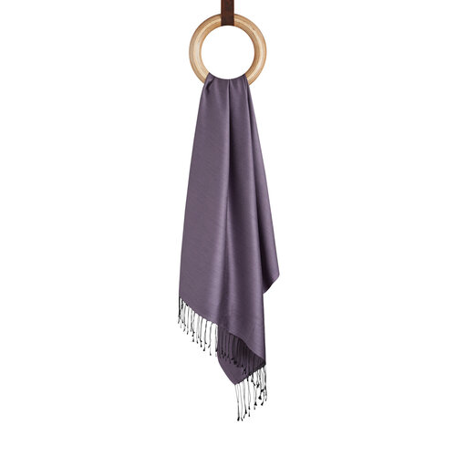 Solid Fig Purple Modal Silk Hijab