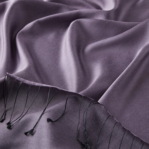 Solid Fig Purple Modal Silk Hijab