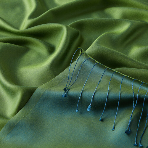 Solid Green Modal Silk Hijab