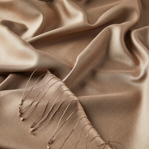 Solid Mink Modal Silk Hijab - Thumbnail