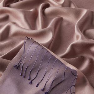 Solid Nude Modal Silk Hijab - Thumbnail