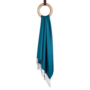 Qoza - Solid Petrol Green Modal Silk Hijab (1)