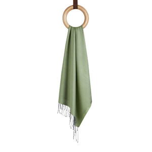 Solid Pine Scent Modal Silk Hijab - Thumbnail