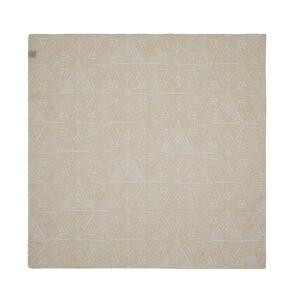 White Peach Ethnic Pattern Cotton Scarf - Thumbnail